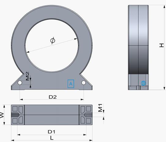 防火漏電零序系列互感器